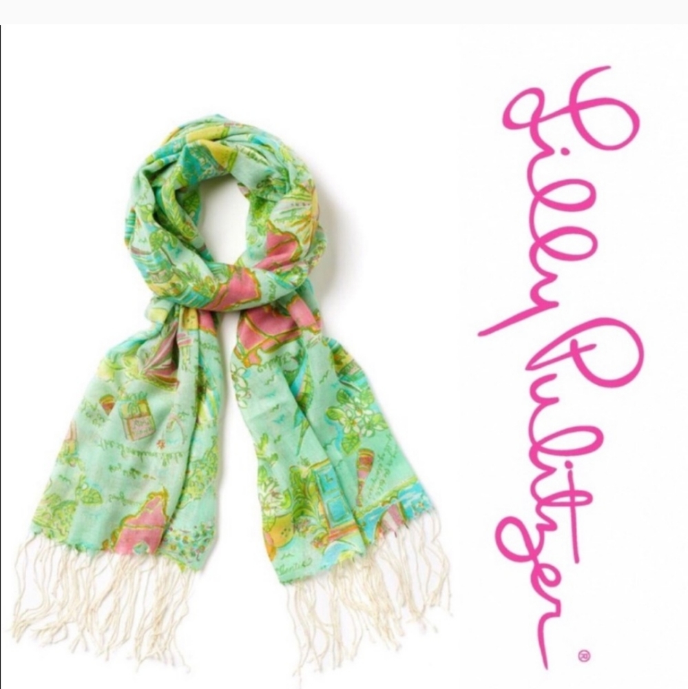 🌴RARE🌴 Lilly Pulitzer Florida Murfee Scarf